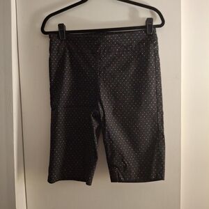 Counterparts Women's Stretch Bermuda Shorts with Colorful Dots